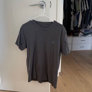 All Saints Charcoal Short Sleeve Tee
